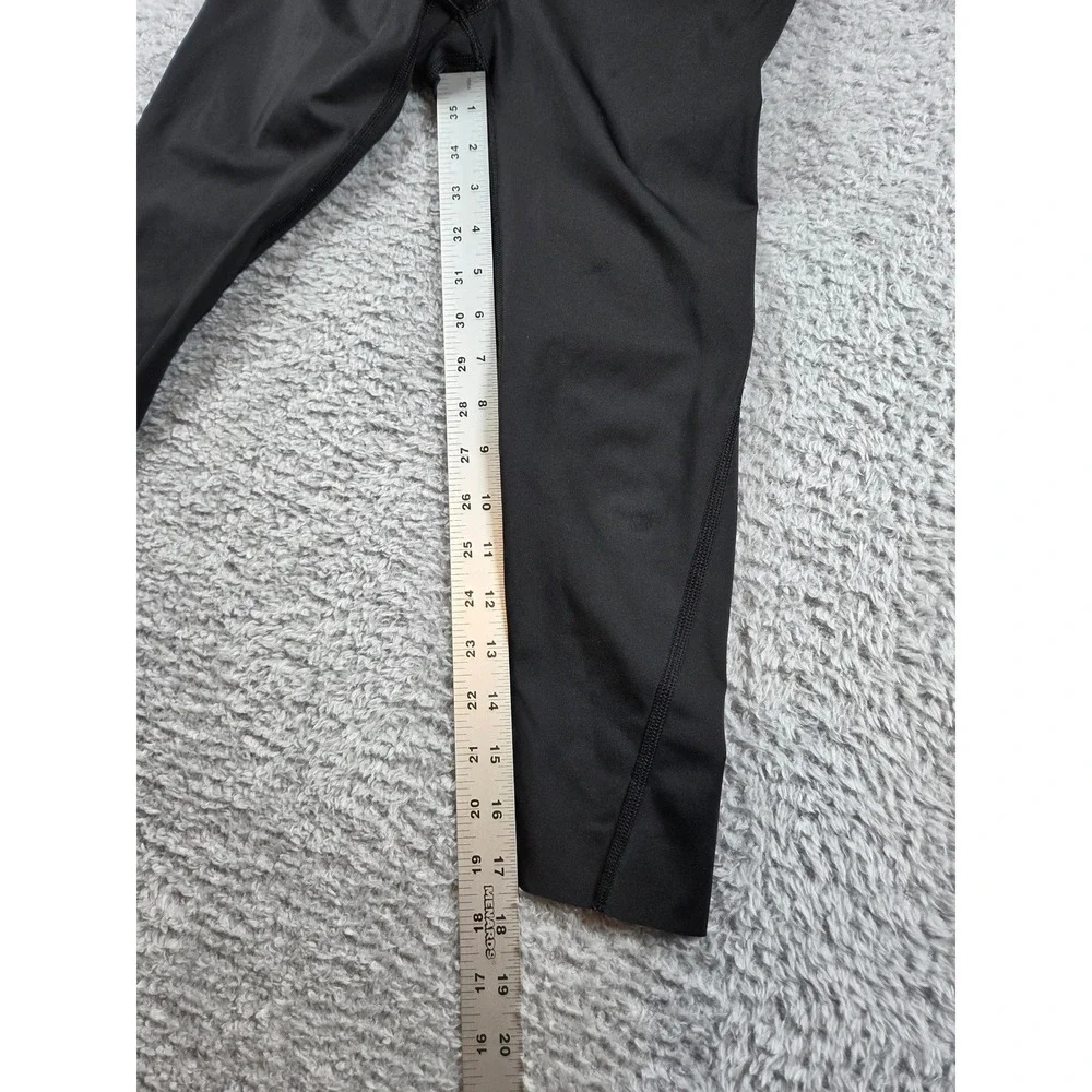 Athleta Leggings XS Black Womens Crop Athletic Zipper Pocket Sporty Workout